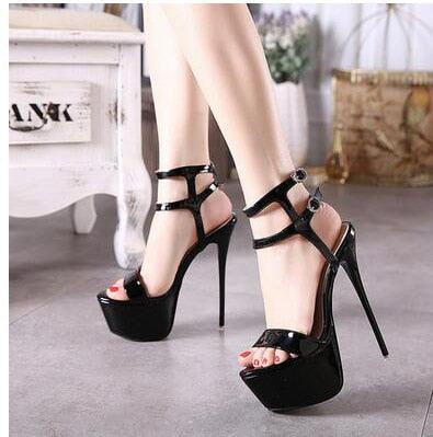 Ankle Strap Heels Platform Sandals Party Shoes