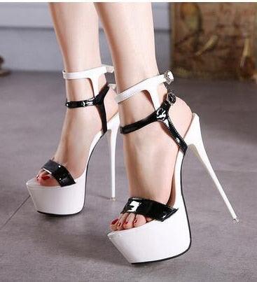 Ankle Strap Heels Platform Sandals Party Shoes