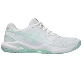 Asics GEL-DEDICATE 8 Womens Tennis Shoes - White/Pale Blue