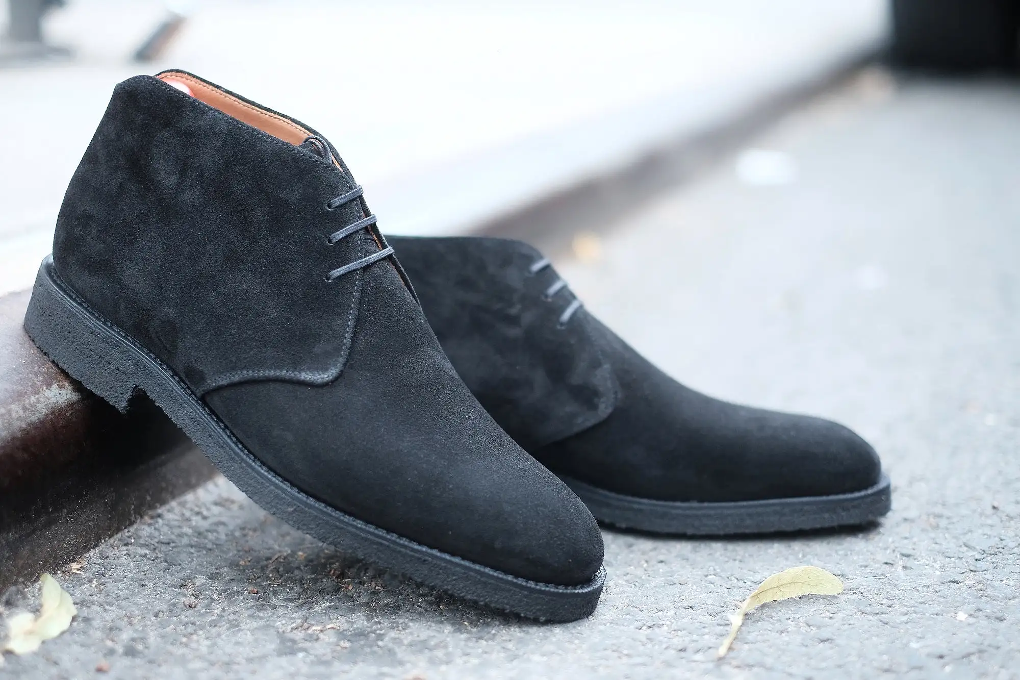 Ballard - MTO - Black Suede - NGT Last - Black Crepe Sole