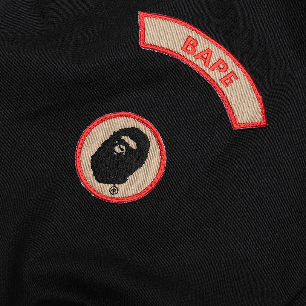 Bape Relaxed Fit Boyscout Shirt - Black