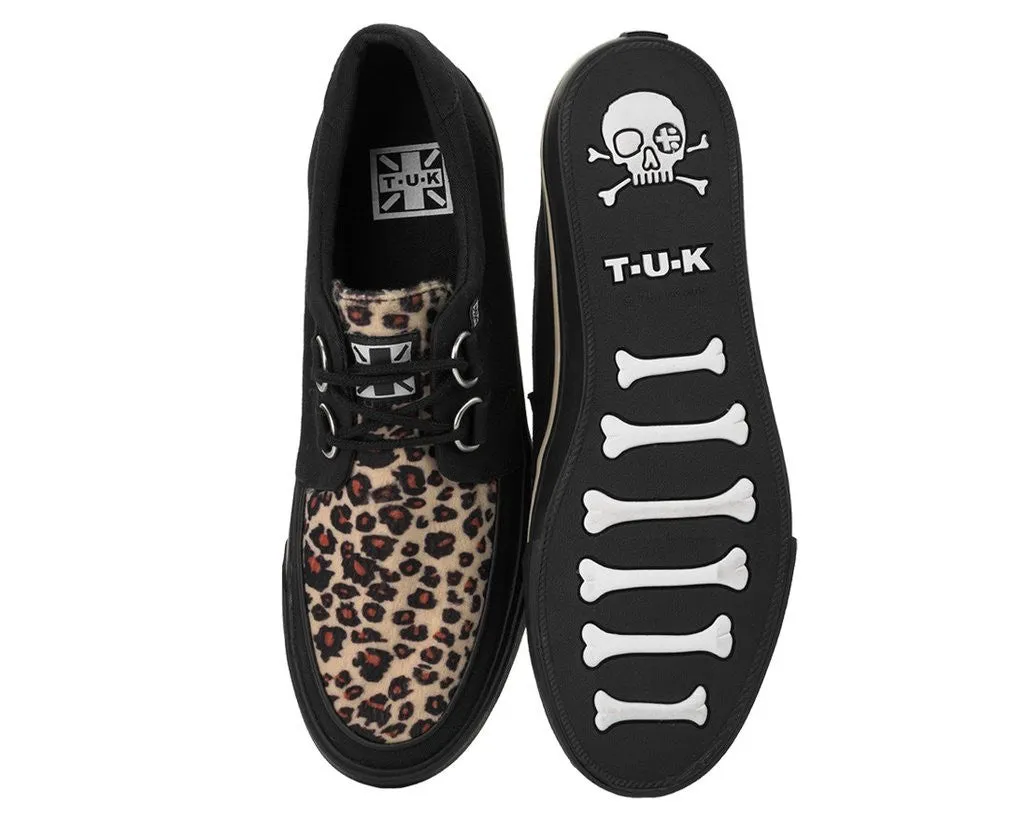 Black & Leopard VLK Creeper Sneaker