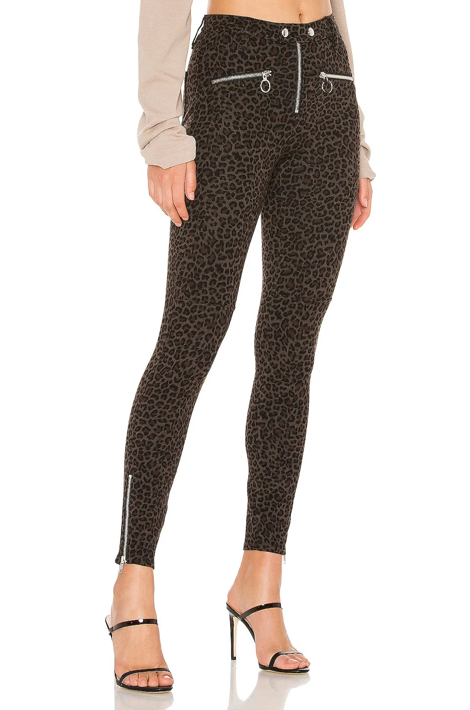 Blank NYC Moto Skinny Pant Leopard