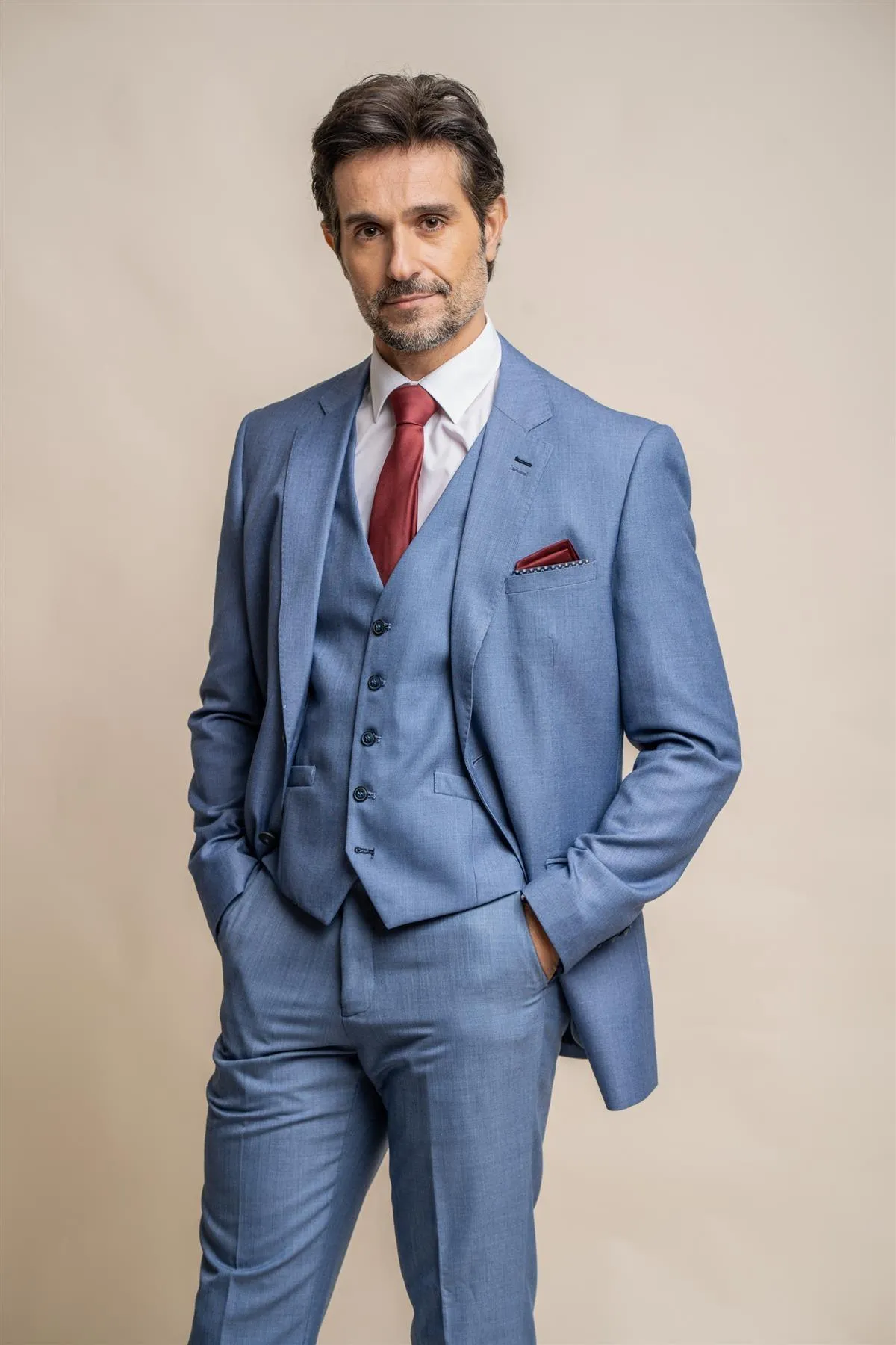 Blue Jay Long Three Piece Suit