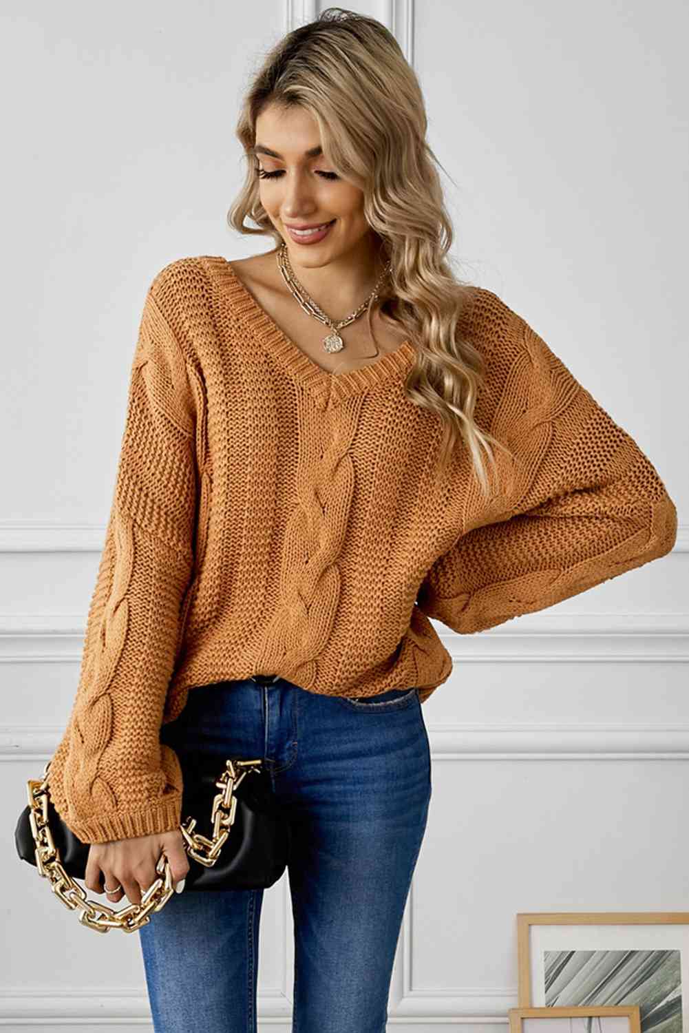 Casey Cable Knit Sweater