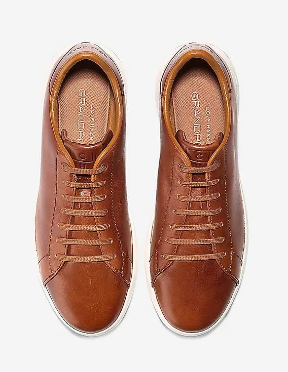 Cole Haan Men Tan GrandPrø Tennis Sneaker