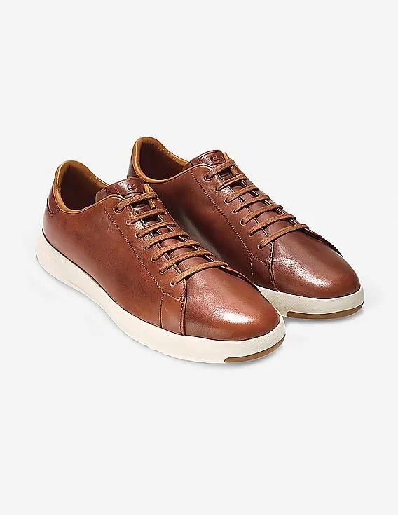 Cole Haan Men Tan GrandPrø Tennis Sneaker