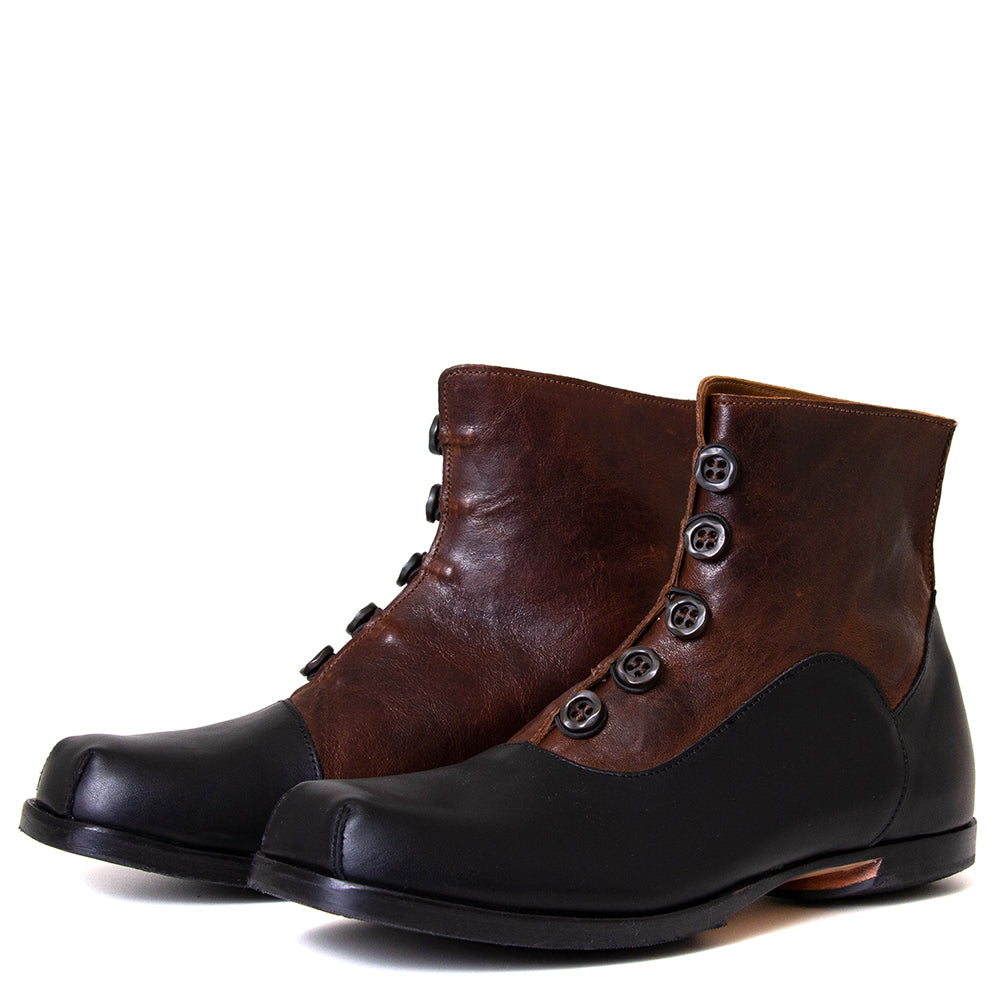 Collar Men's Leather Boot