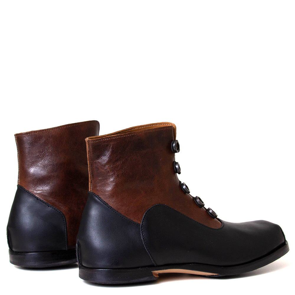 Collar Men's Leather Boot