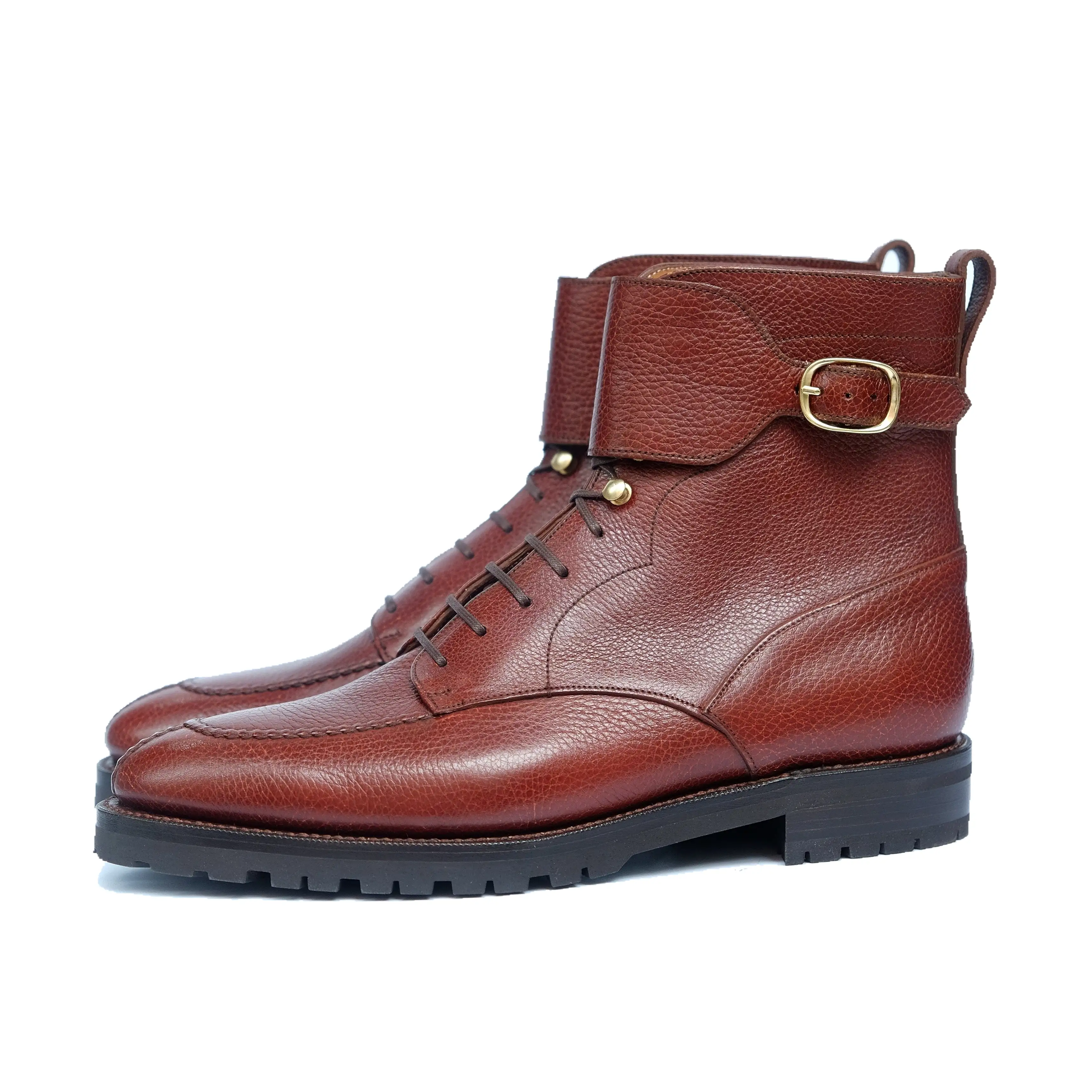 Colville - MTO - Chestnut Soft Hatch Grain - TMG Last - Commando Sole