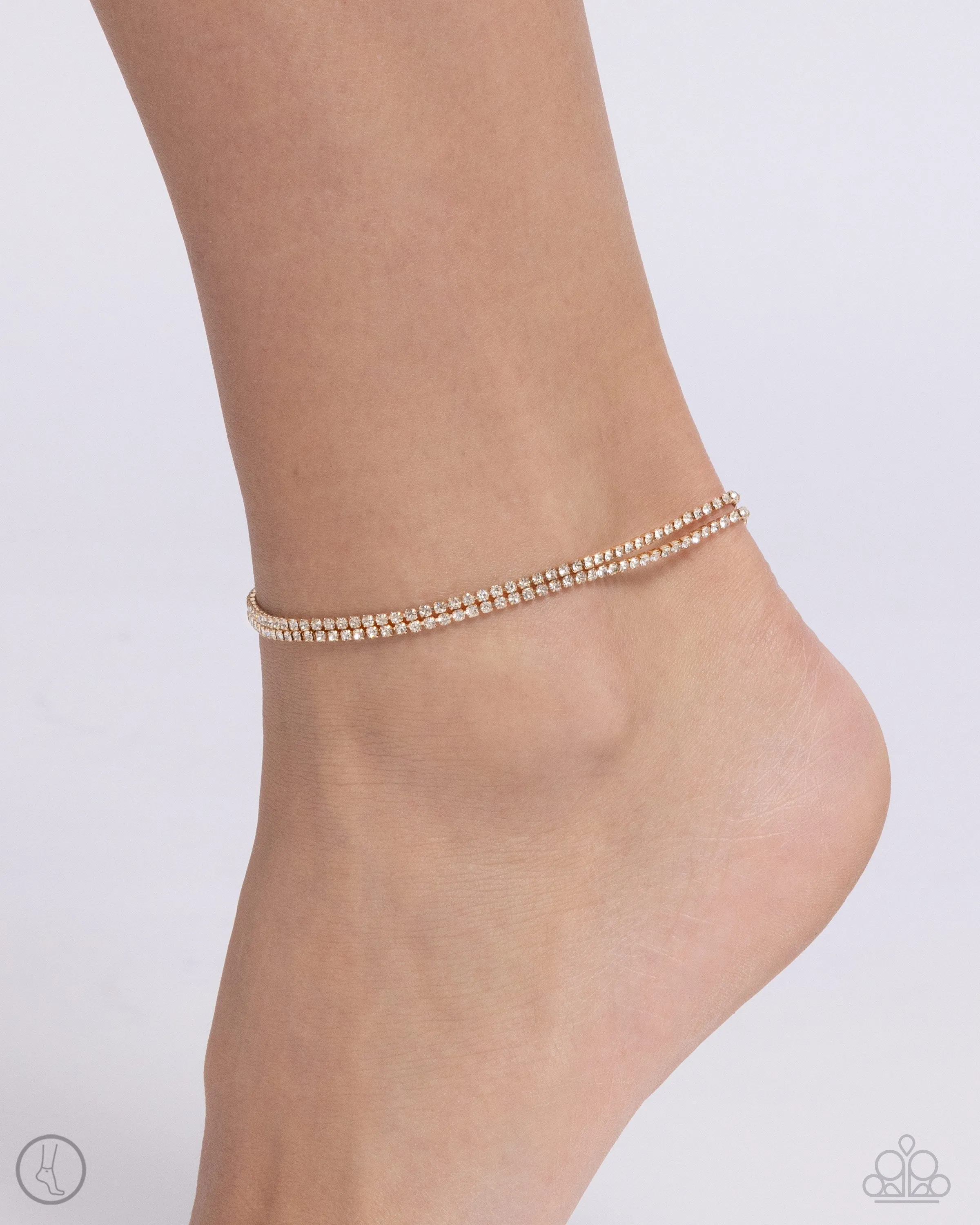 Dainty Declaration Gold-Anklet