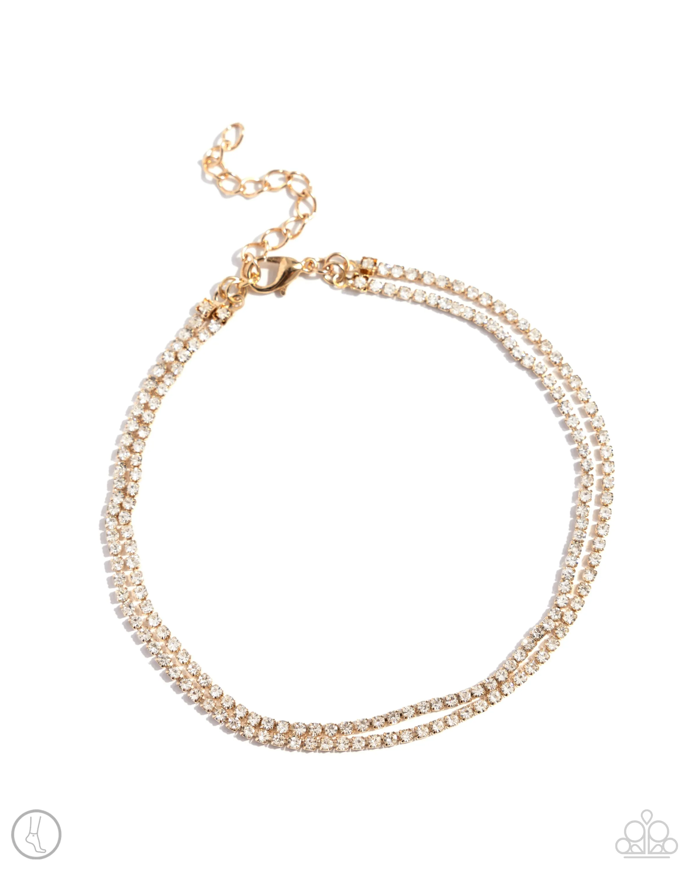 Dainty Declaration Gold-Anklet