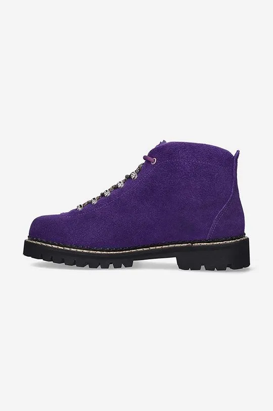 Diemme suede biker boots Tirol women's violet color