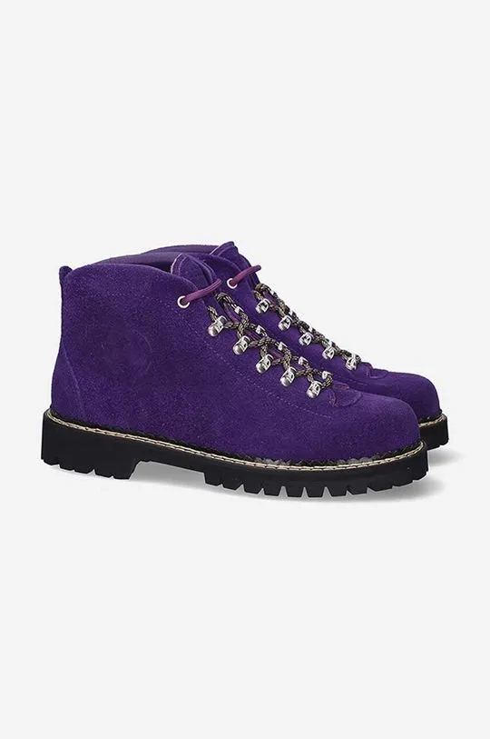 Diemme suede biker boots Tirol women's violet color