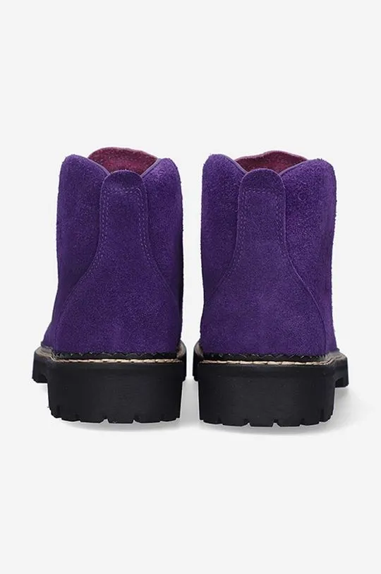 Diemme suede biker boots Tirol women's violet color