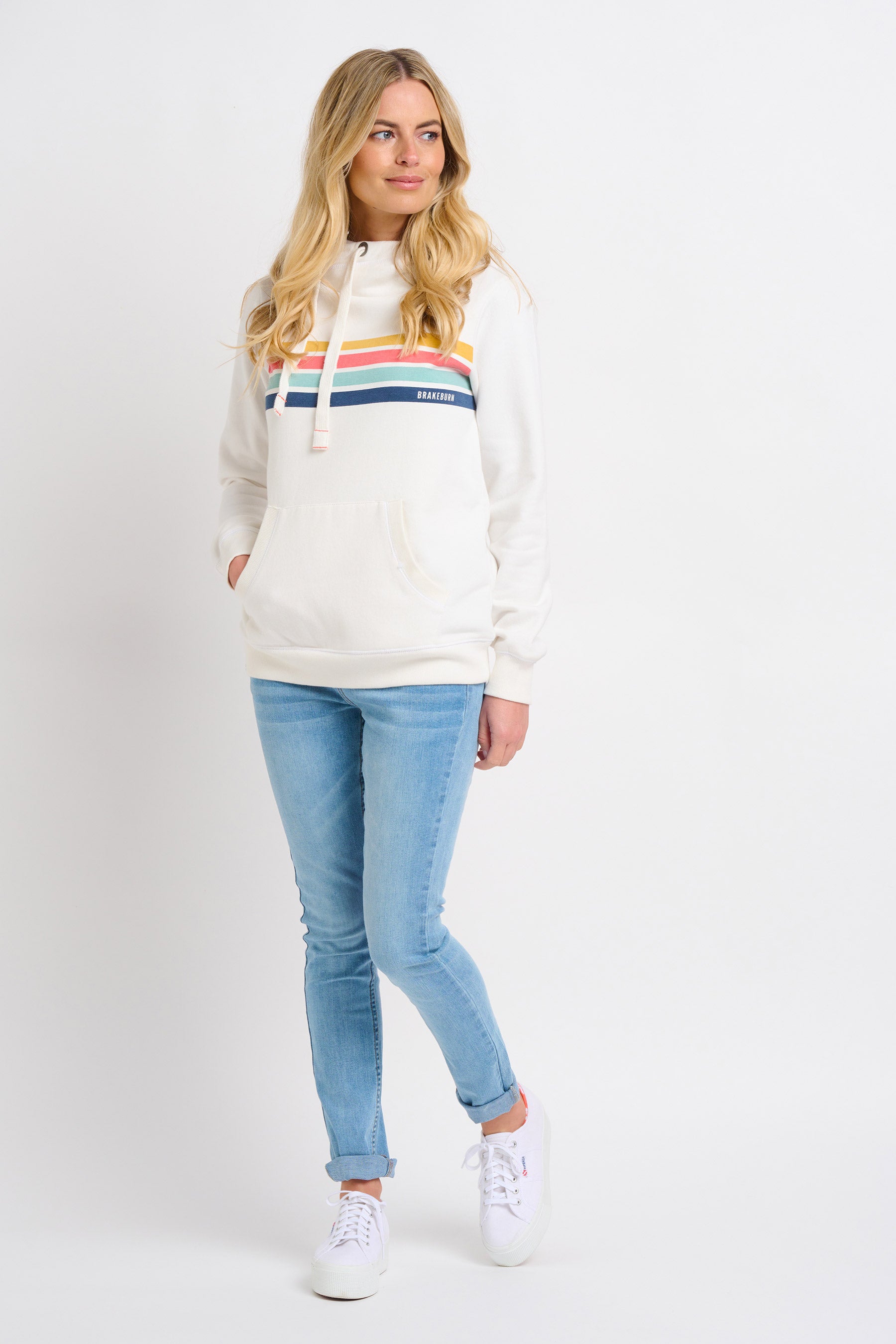 Elise Stripe Hoodie