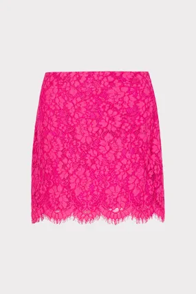 Fiore Lace Modern Mini Skirt