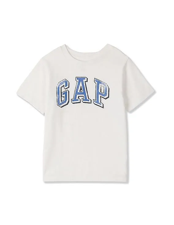 GAP Boys White Short Sleeve Graphic Tee