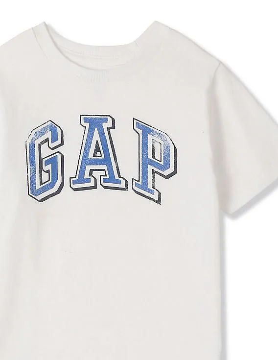 GAP Boys White Short Sleeve Graphic Tee