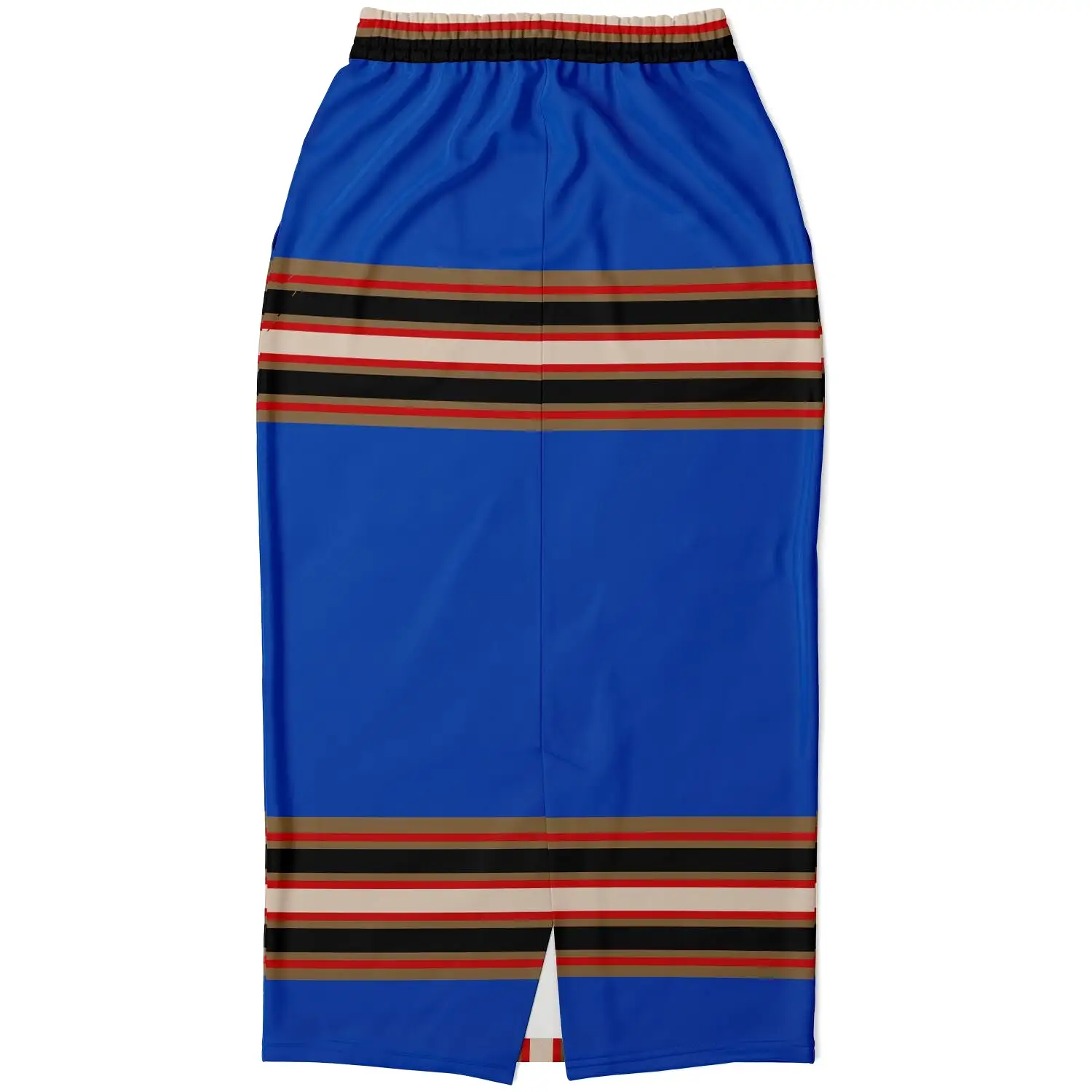 Gold Line Blue Eco-Poly Long Pocket Skirt II