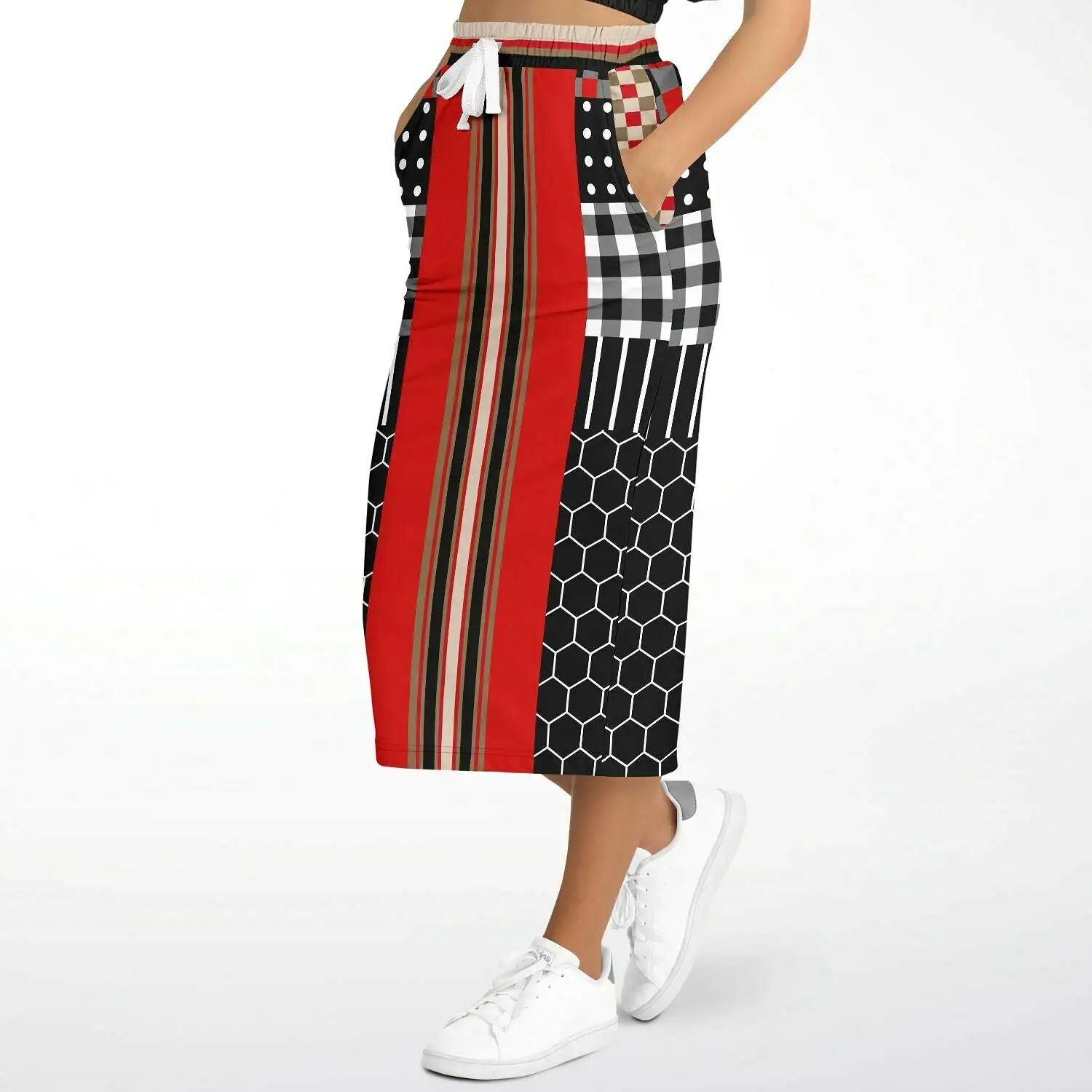 Gold Line Red DLX Eco-Poly Long Pocket Skirt