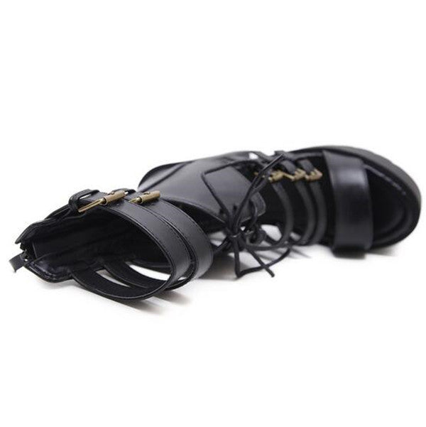 Gothic Wrap Sandals