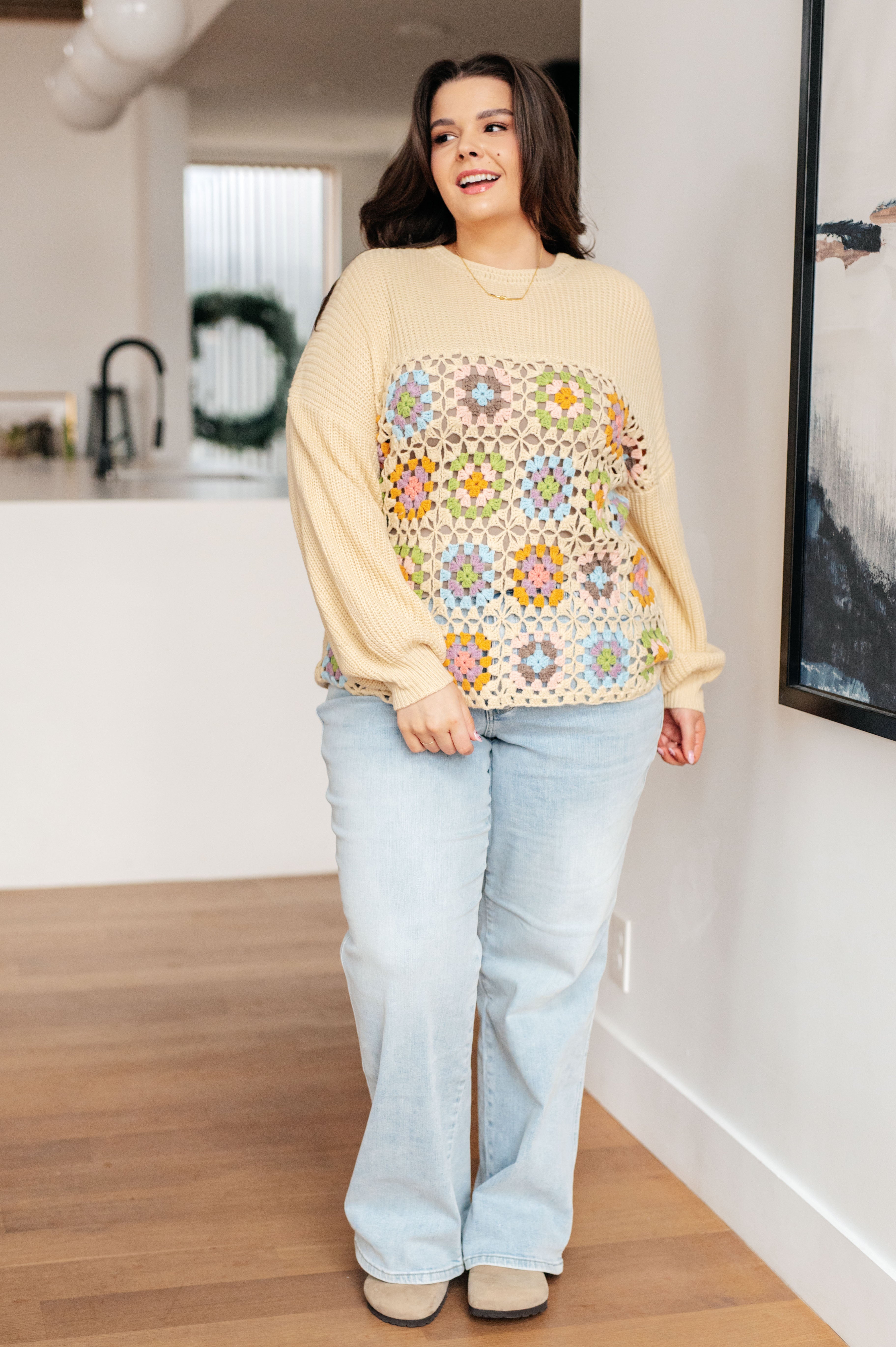 Granny Square Sweater