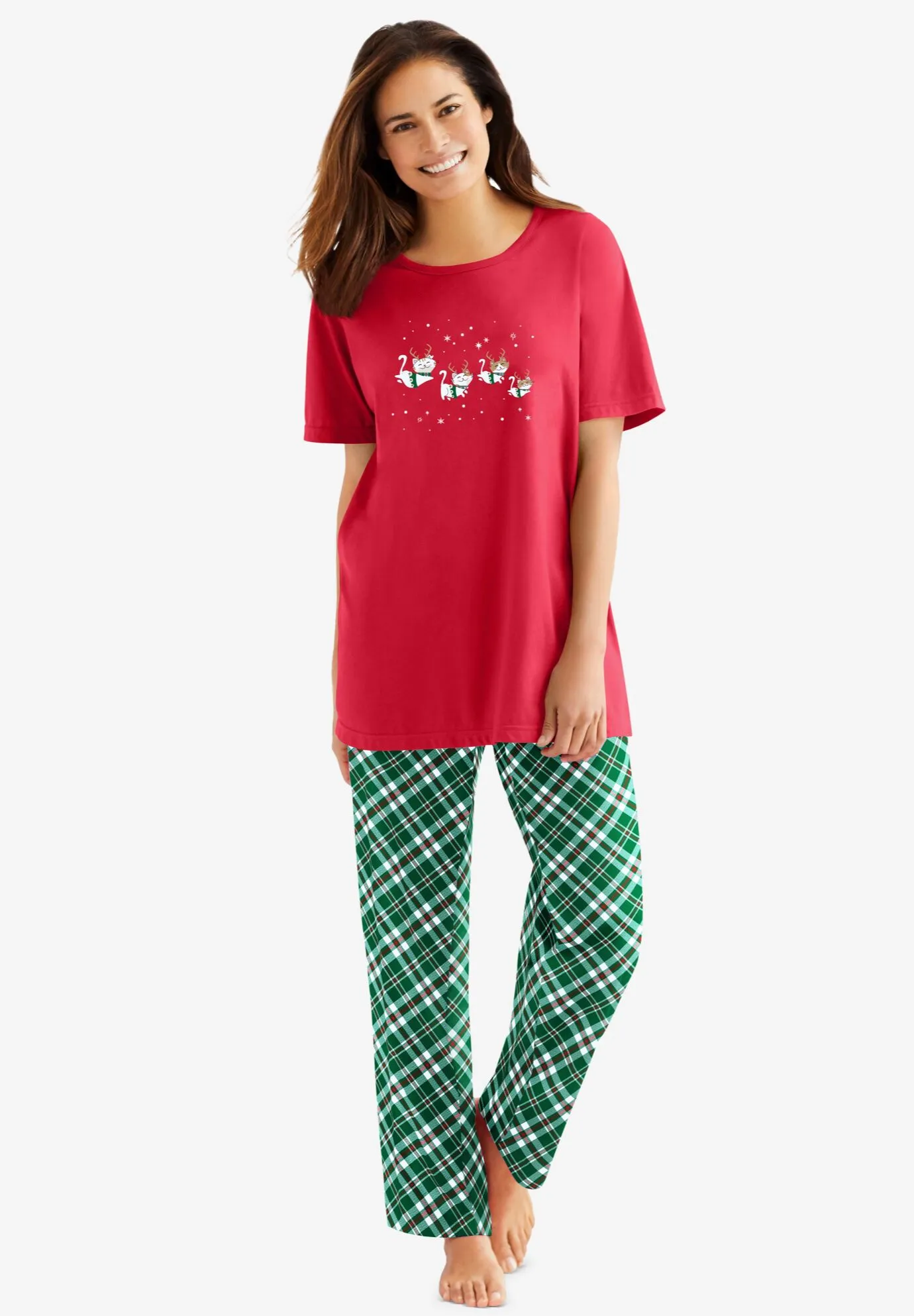 Graphic Tee PJ Set