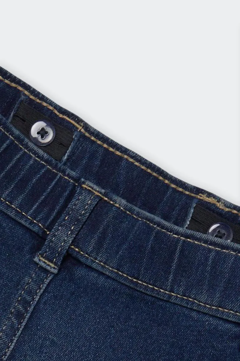 JEANS BLU CARGO ELASTICIZZATO