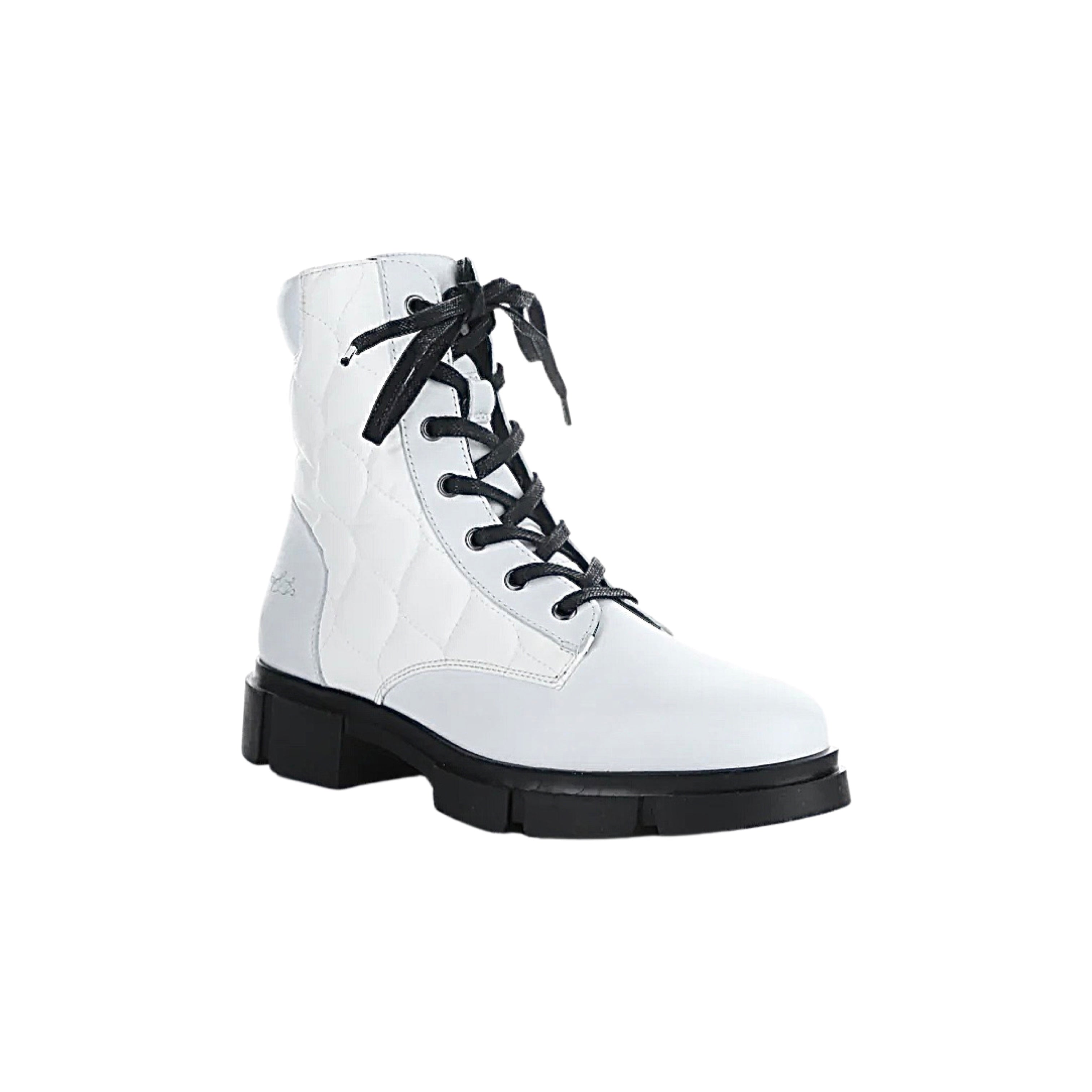 Libel White WATERPROOF Lace Up Boot