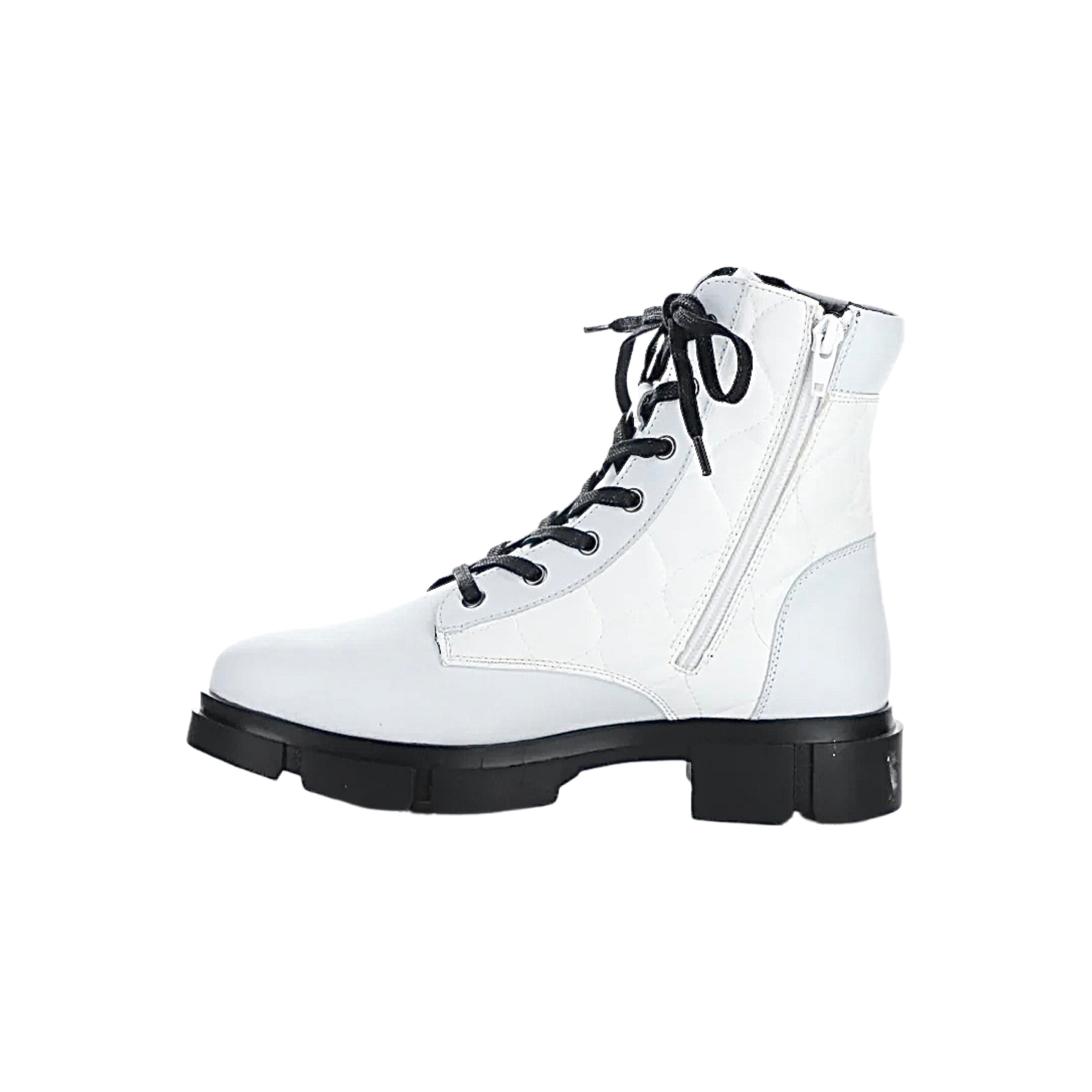 Libel White WATERPROOF Lace Up Boot