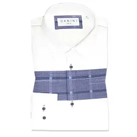 Men's Danni Shirts | Long Sleeve Woven Shirt | White