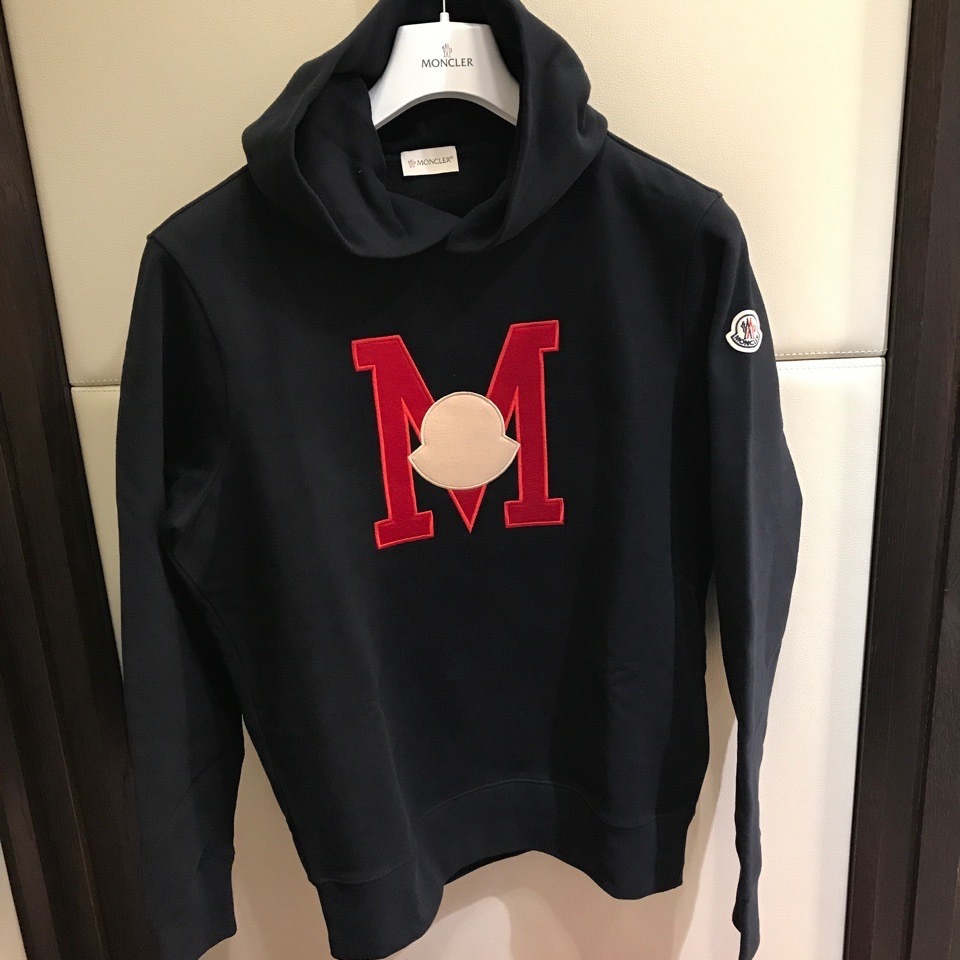 MONCLER  |Embroidered Monogram Hoodie