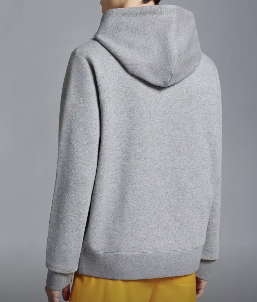 MONCLER  |Logo Patch Zip-Up Hoodie