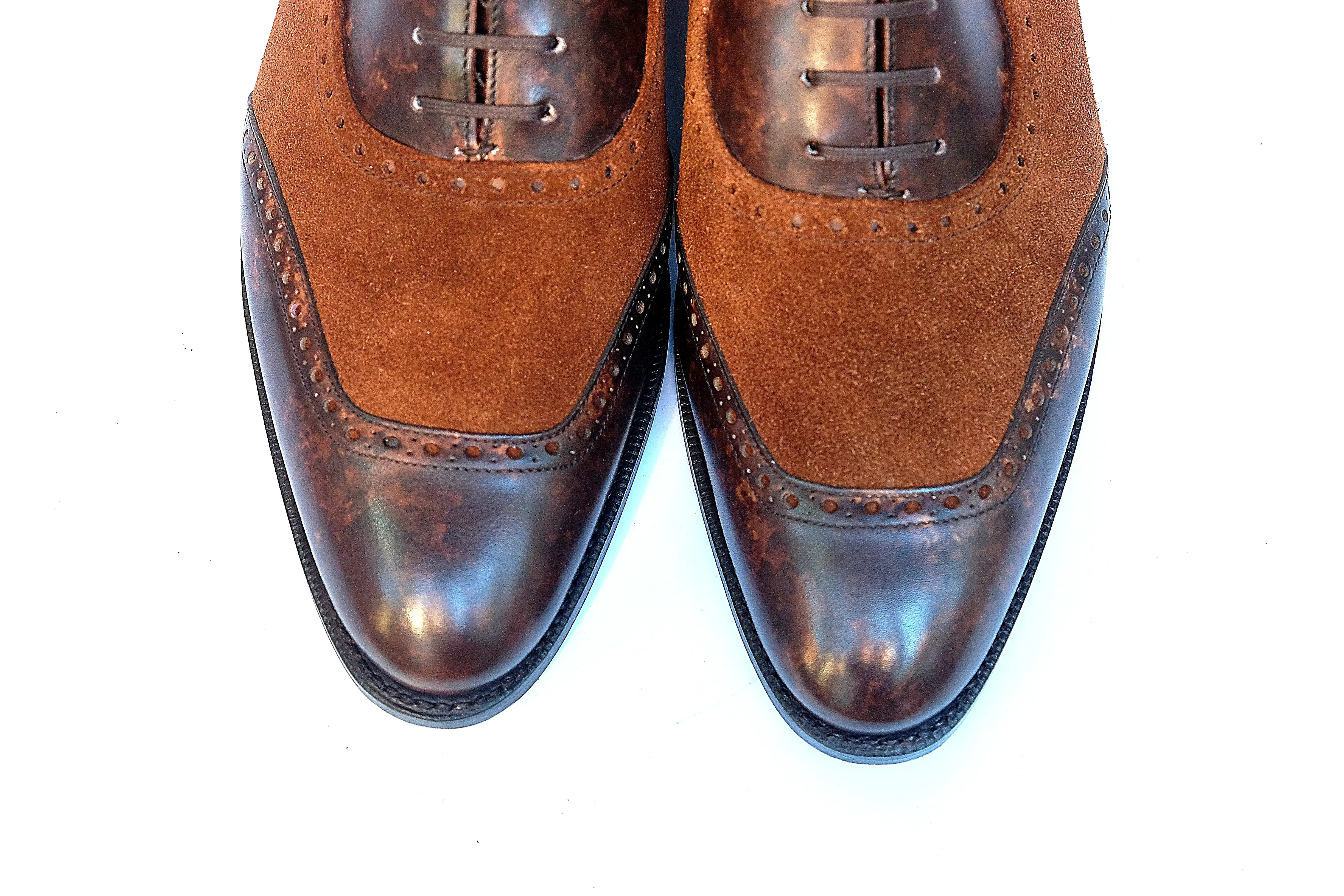 Pinehurst - Dark Brown Marble Patina / Snuff Suede