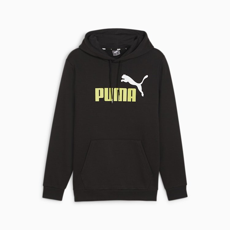 PUMA MEN'S LOGO HOODIE BLACK