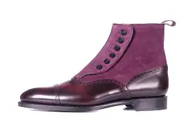 Puyallup - MTO - Plum Museum Calf / Regal Purple Suede - NGT Last - Single Leather Sole