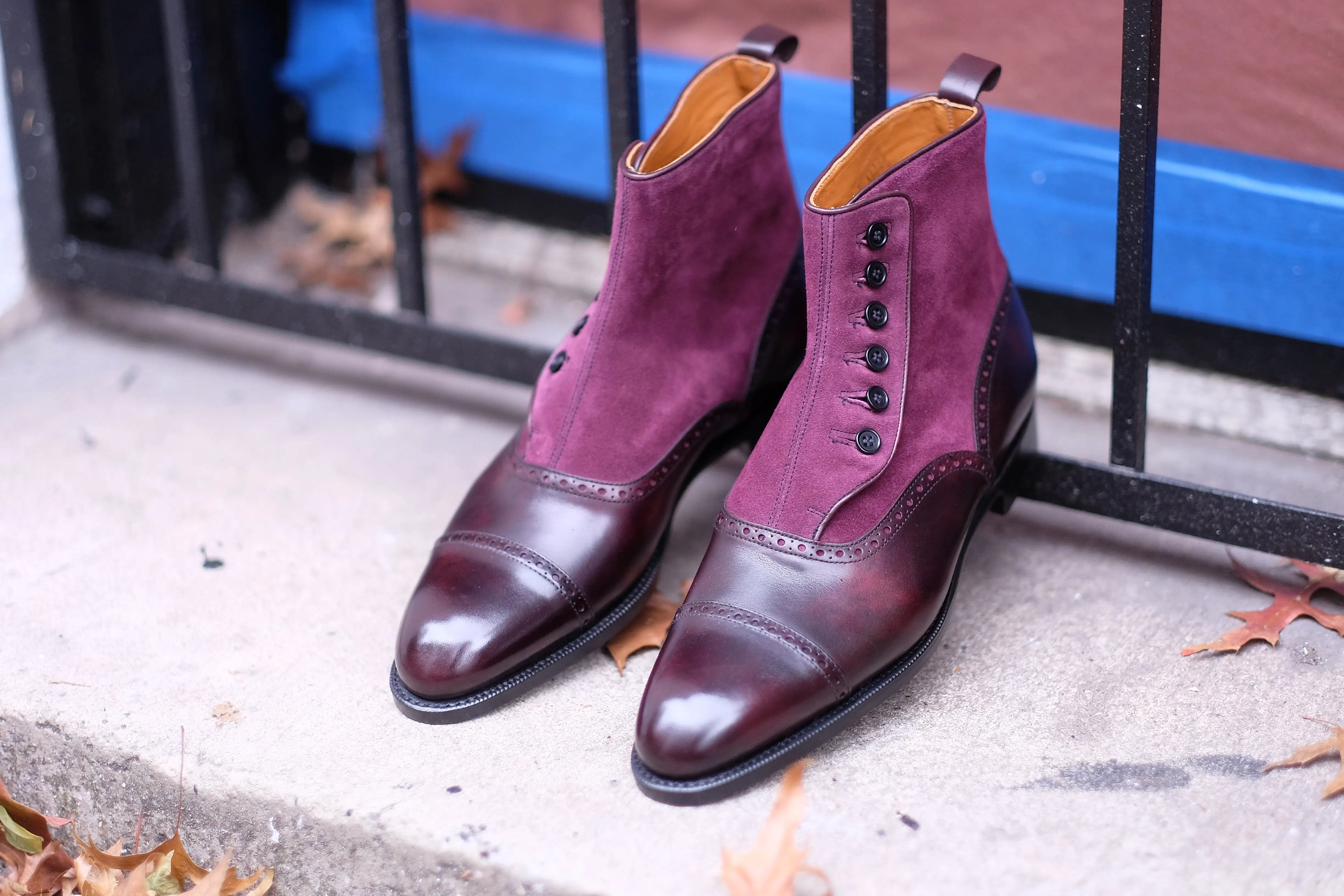 Puyallup - MTO - Plum Museum Calf / Regal Purple Suede - NGT Last - Single Leather Sole