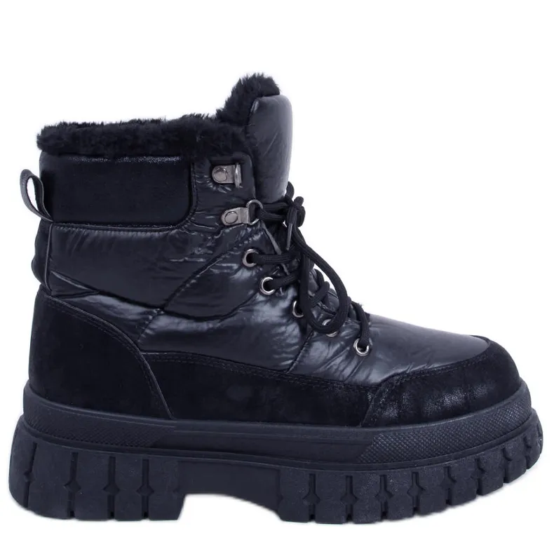 Renn Black women's snow boots