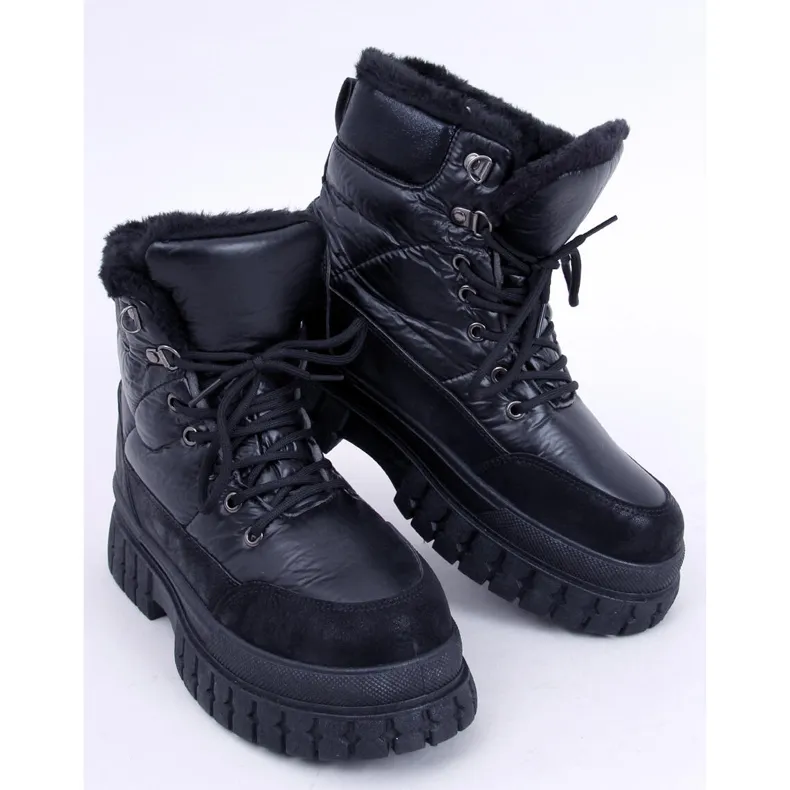 Renn Black women's snow boots