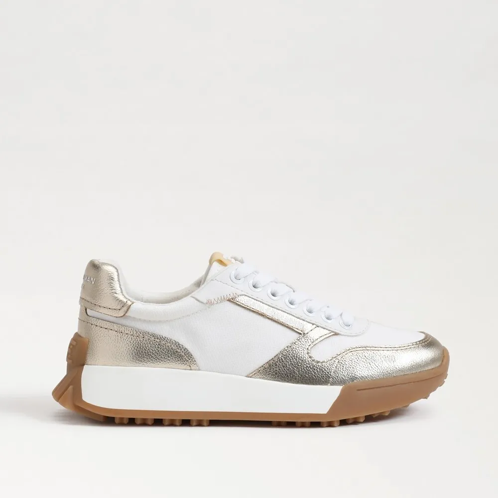 Sam Edelman Layla Sneaker White/Gold