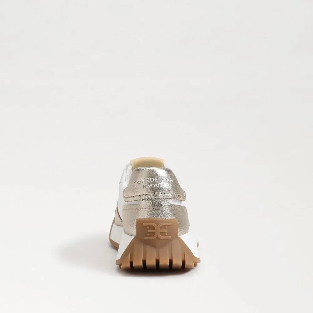 Sam Edelman Layla Sneaker White/Gold