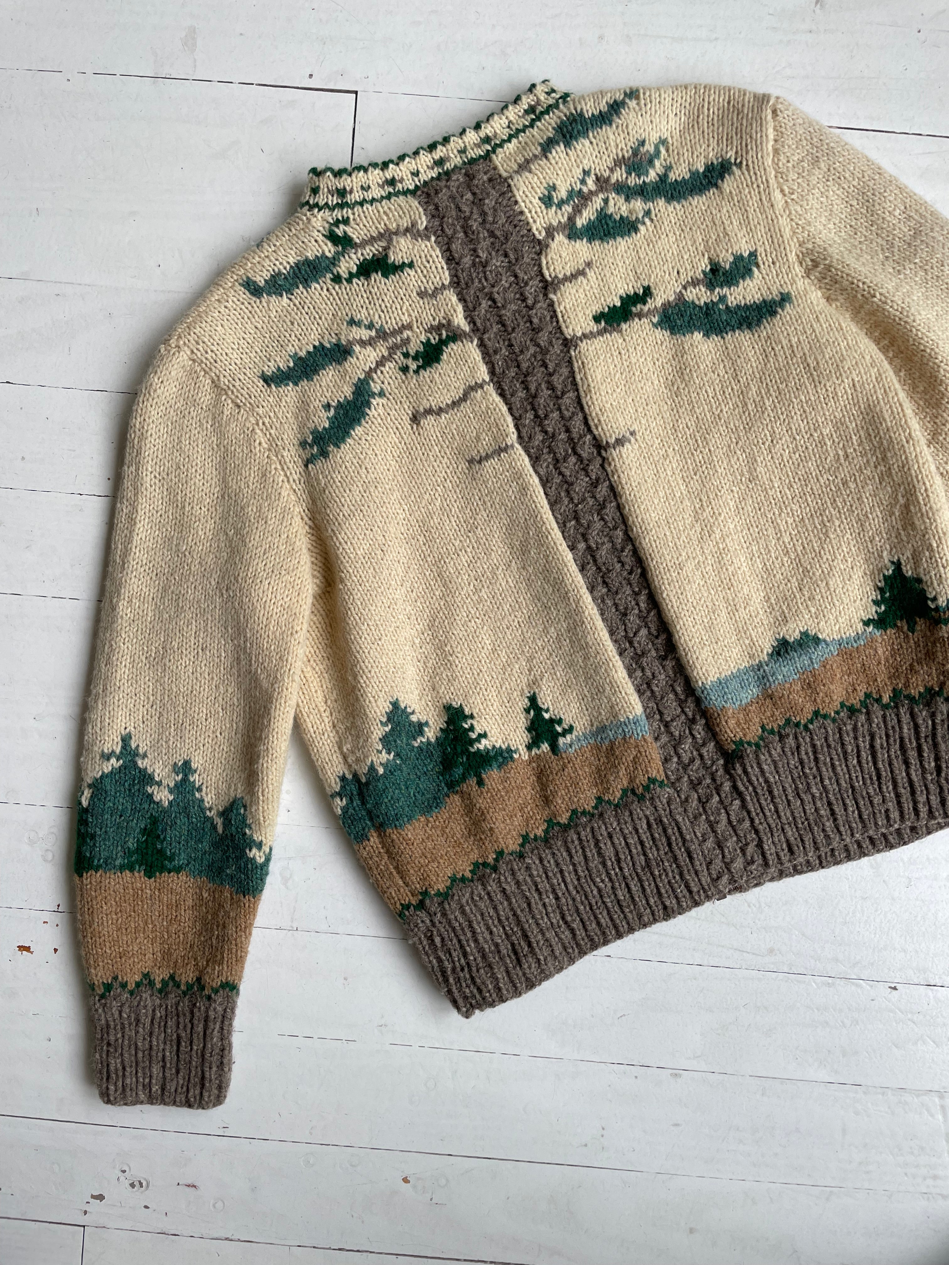 Sequoia 1950s Hand Knit Cardigan