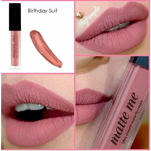 Sleek matte me birthday suit 436