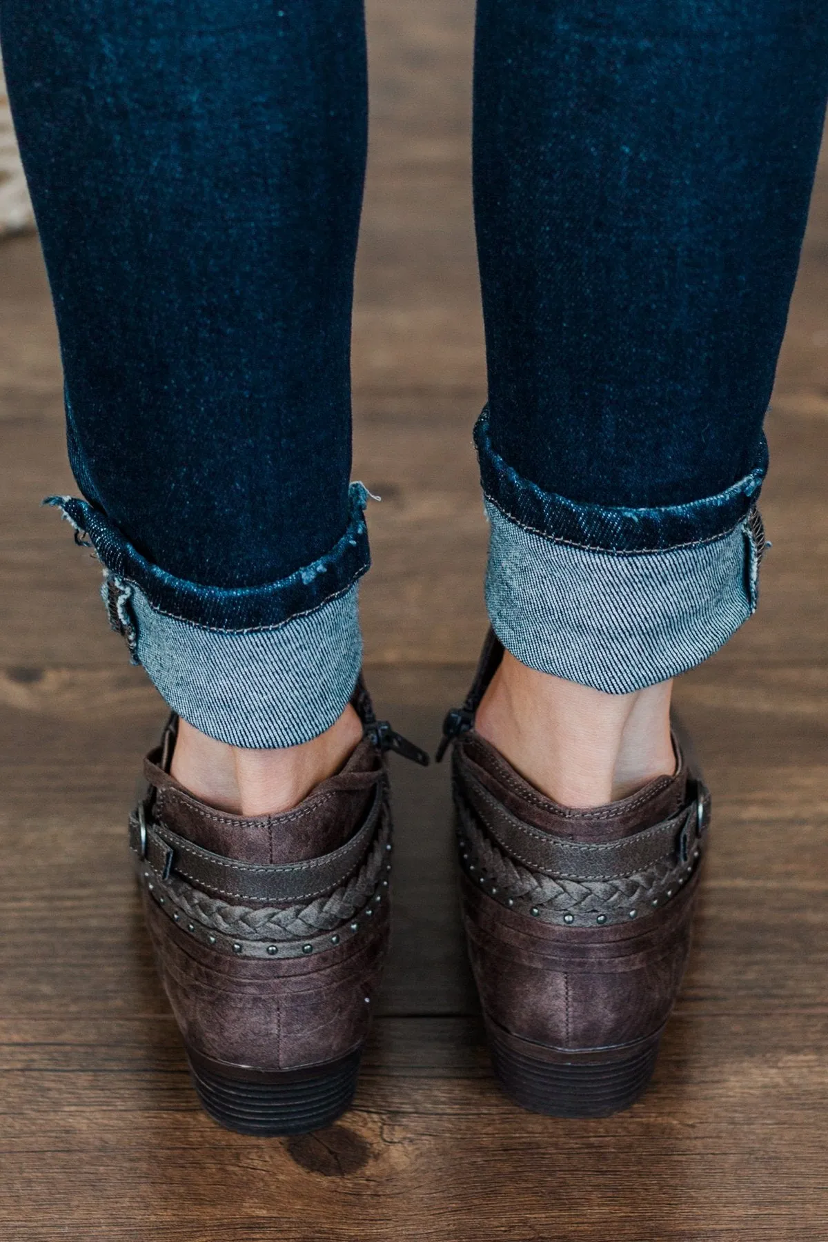 Sugar Tali Booties- Grey Antique