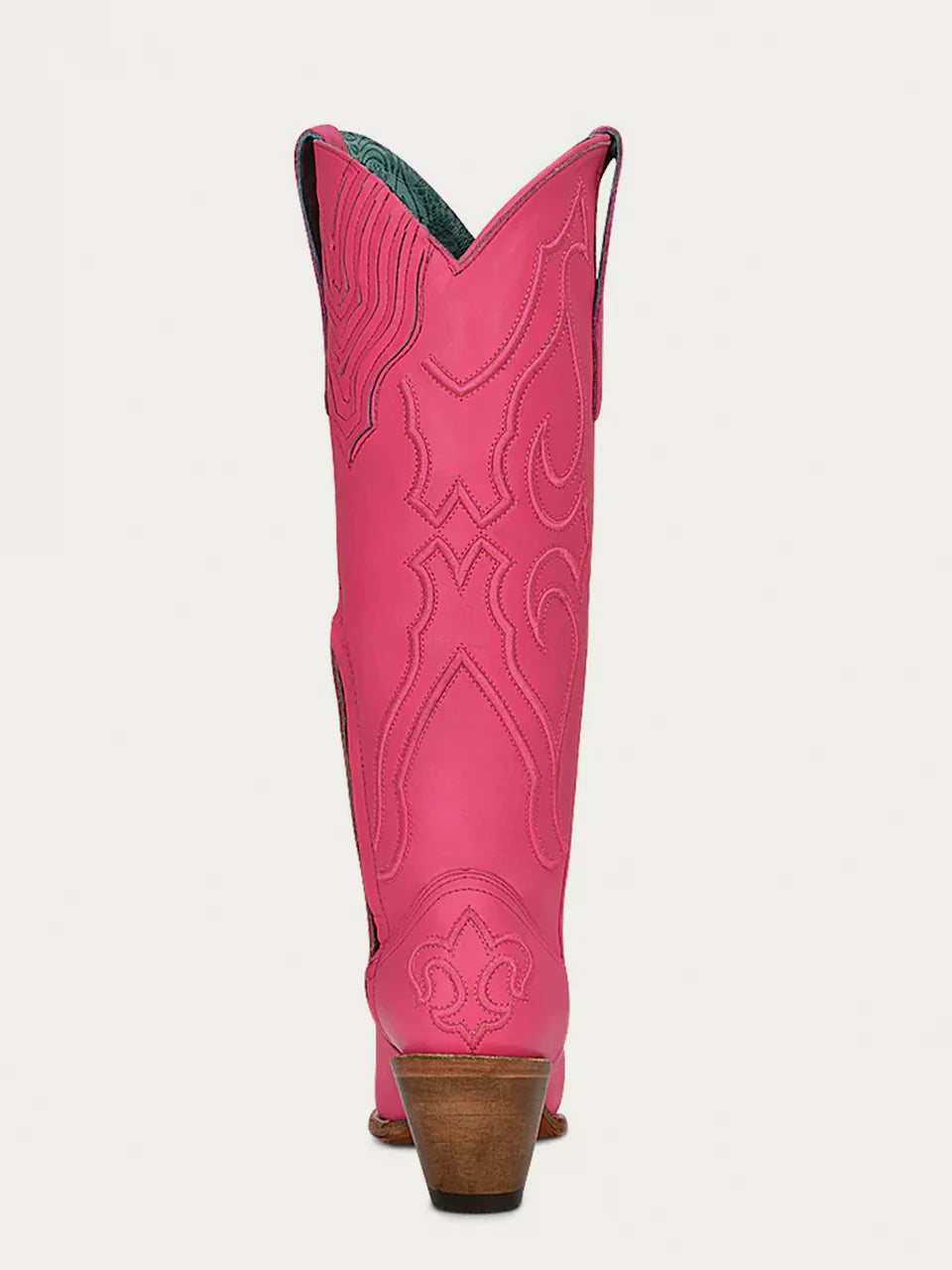 Tall Hot Pink Snip Toe Boot