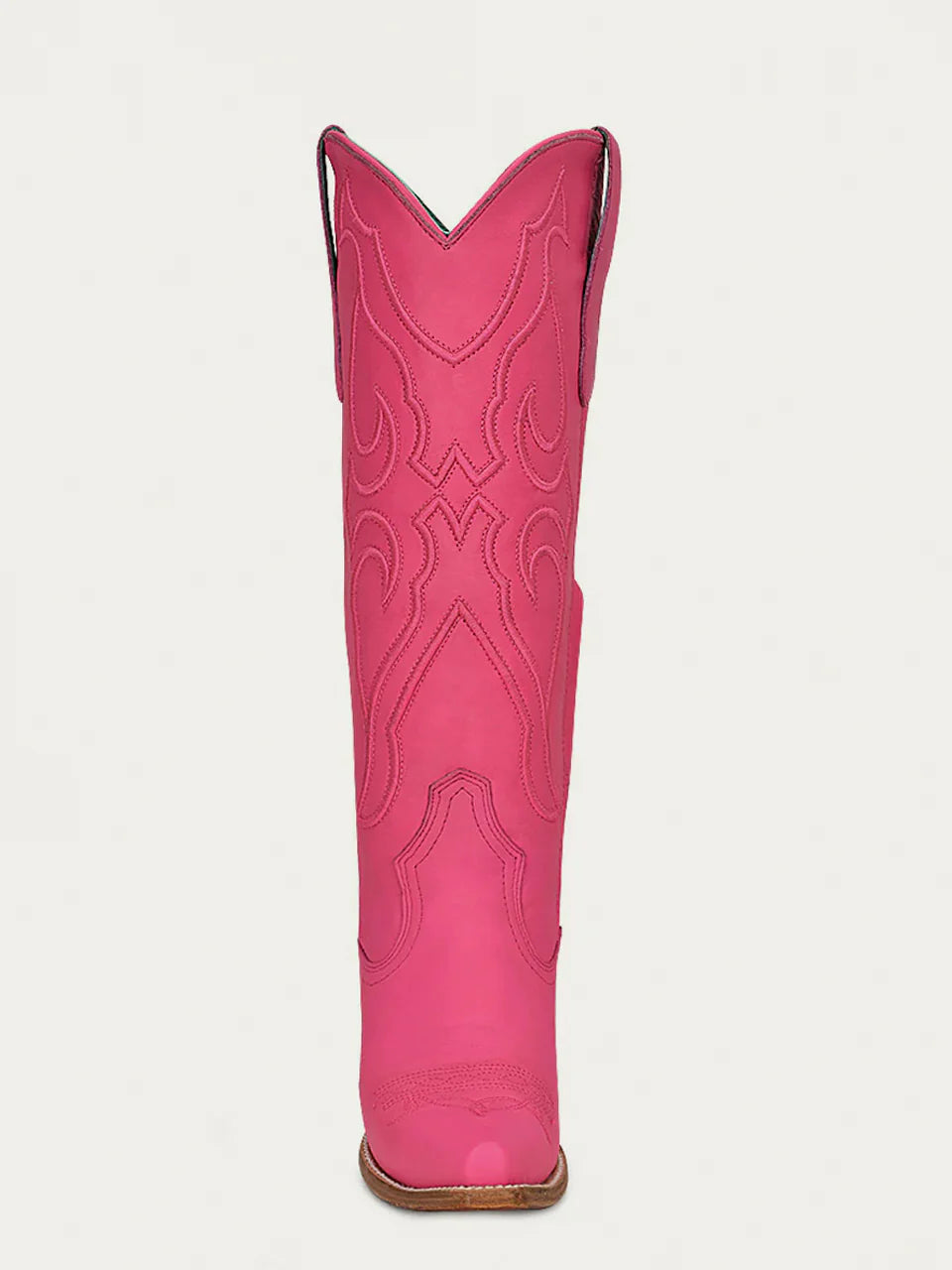 Tall Hot Pink Snip Toe Boot