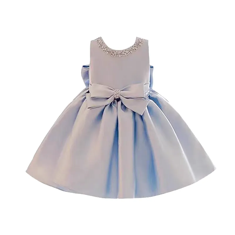 The Lara Blue Flower Girl Dress