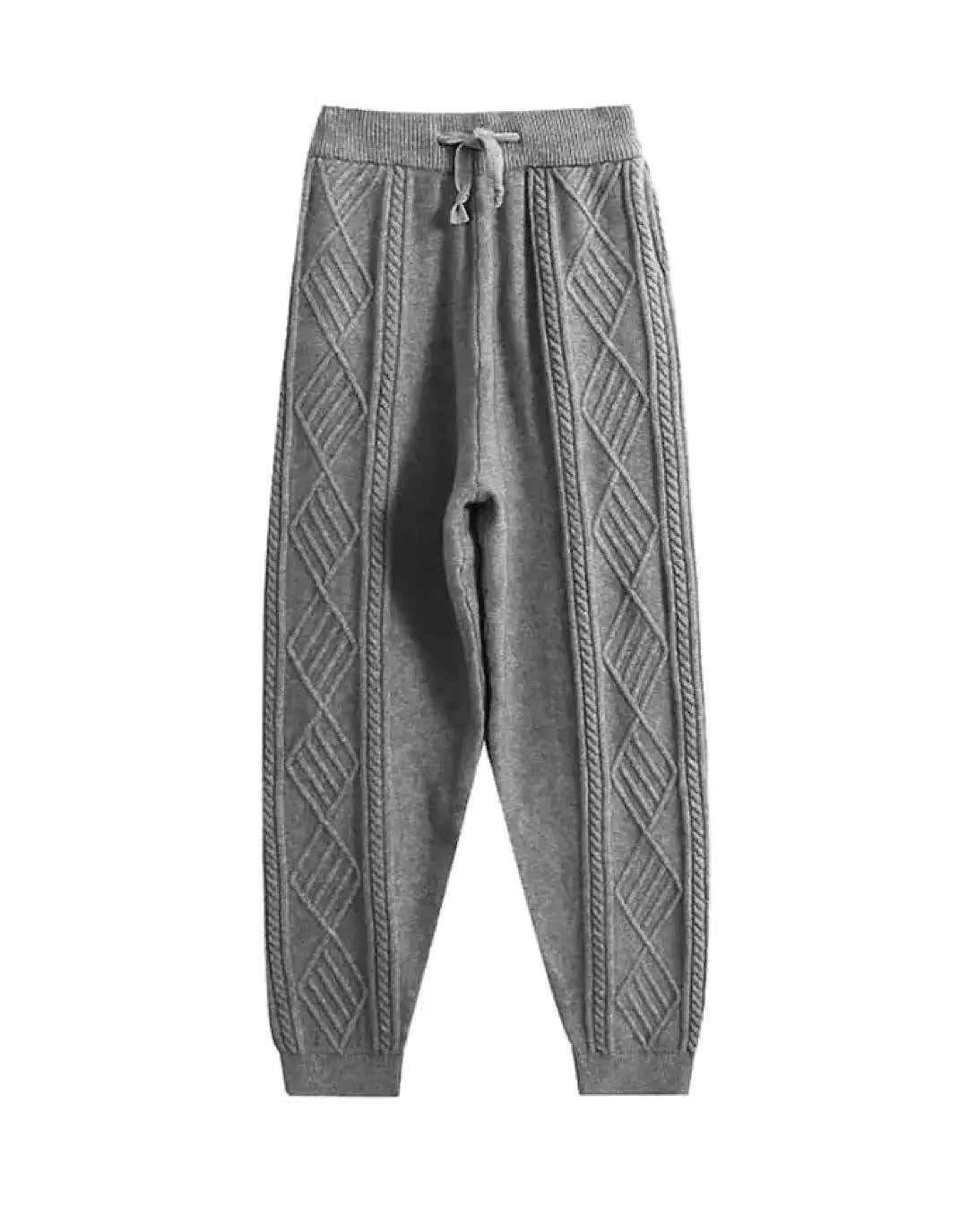 Twisted Rope Knitted Pants