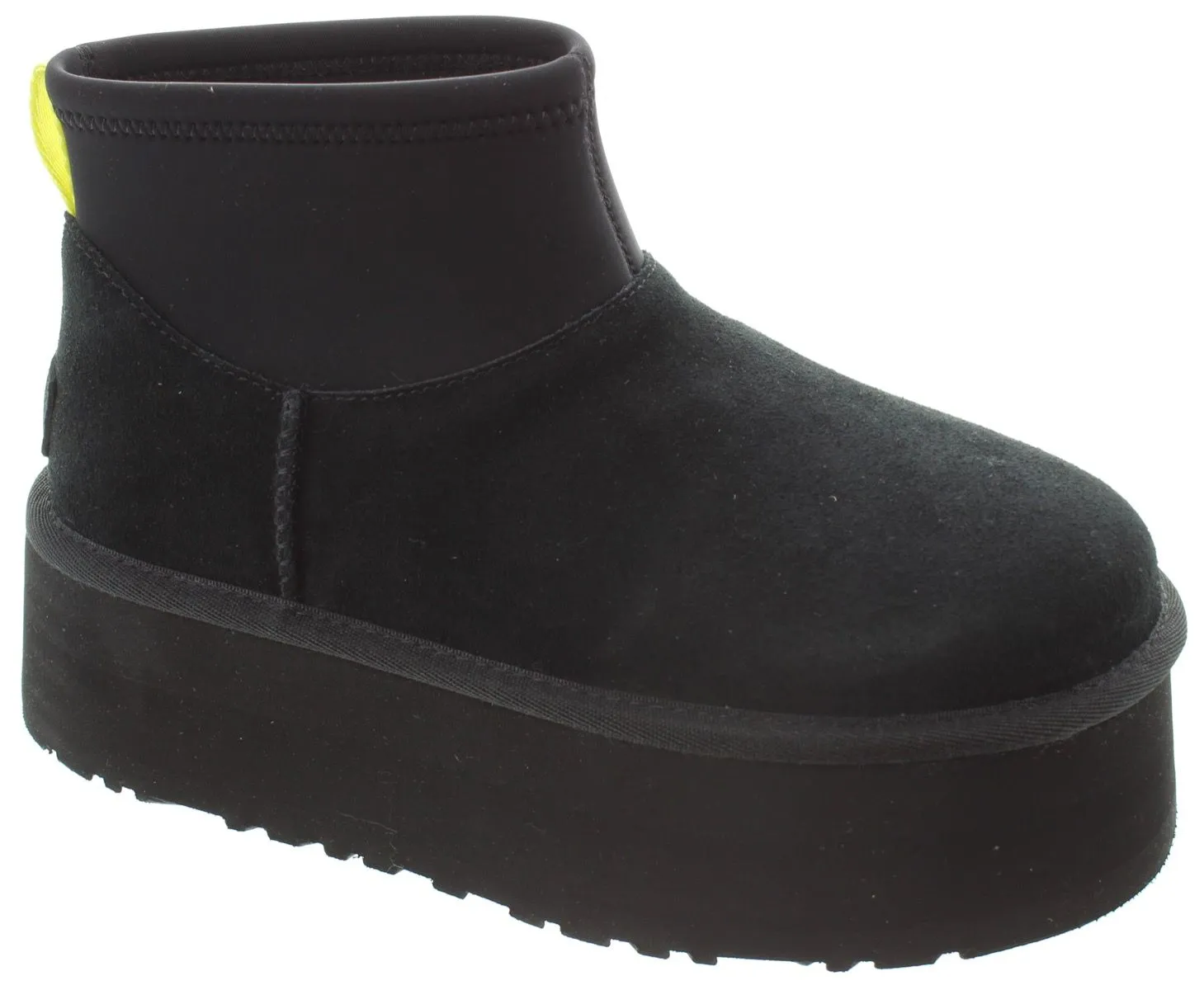 UGG Ladies Classic Mini Dipper Boots In Black